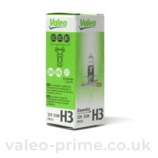 Valeo H3 Bulb Essential P/N 32005 - 50 Pack