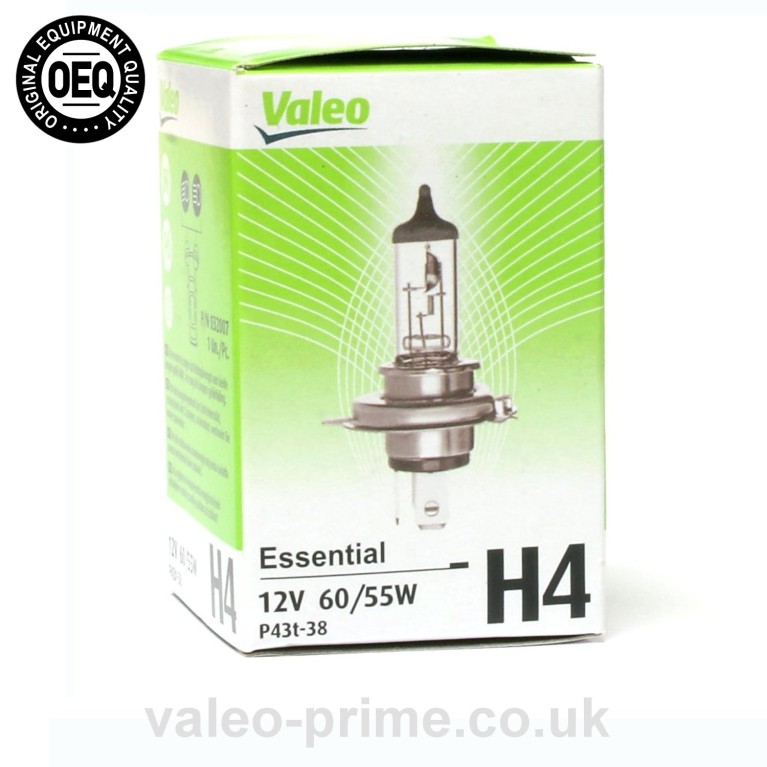Valeo H4 Bulb Essential P/N 32007