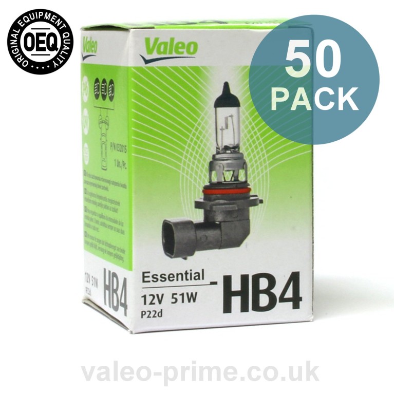 Valeo HB4 Bulb Essential P/N 32015 - 50 Pack