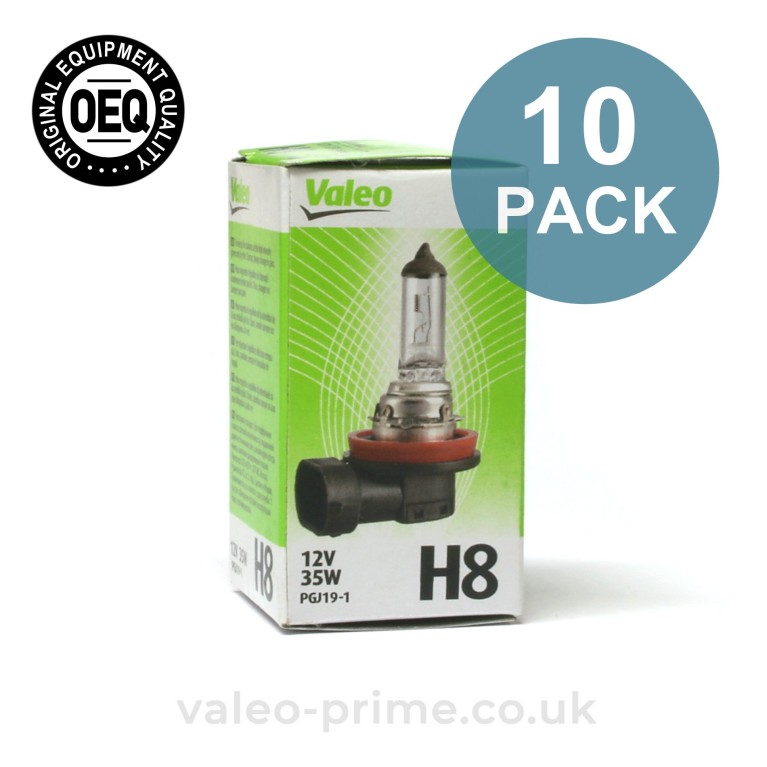 Valeo H8 Bulb Essential P/N 32225 - 10 Pack